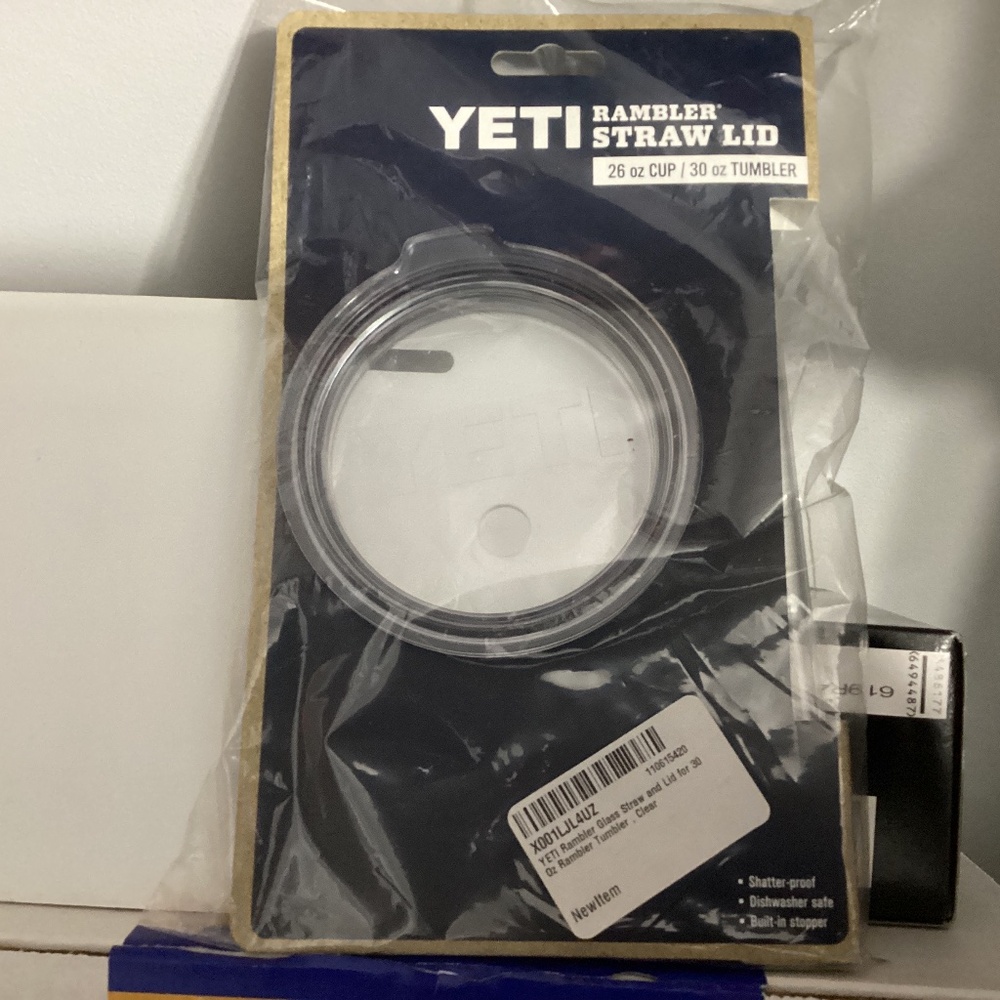 Yeti 26oz rambler straw and lid